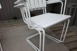 Comfort Garden Nojatuoli Vaxholm Valkoinen KWA