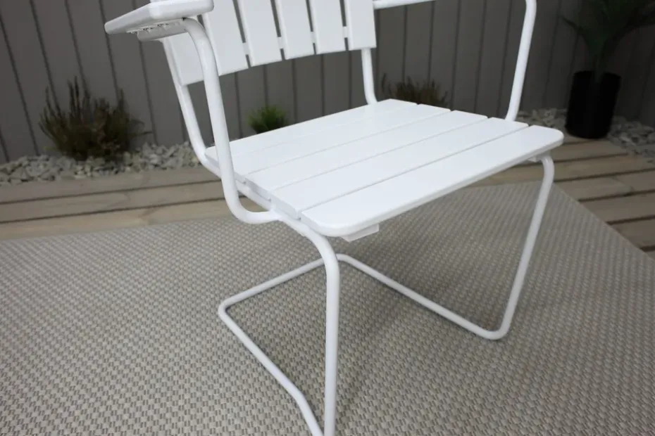 Comfort Garden Nojatuoli Vaxholm Valkoinen KWA
