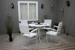 Comfort Garden Nojatuoli Vaxholm Valkoinen KWA