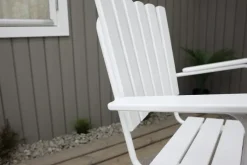 Comfort Garden Nojatuoli Vaxholm Valkoinen KWA