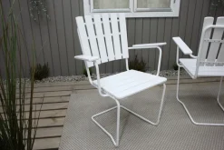 Comfort Garden Nojatuoli Vaxholm Valkoinen KWA