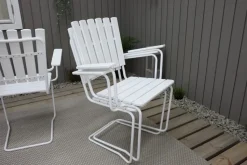 Comfort Garden Nojatuoli Vaxholm Valkoinen KWA