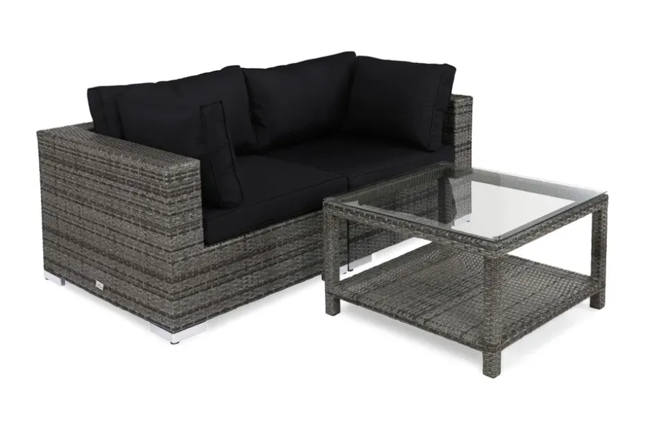 Comfort Garden Oleskeluryhmä Bahamas 2:n ist Pöytä 75x75 Harmaa