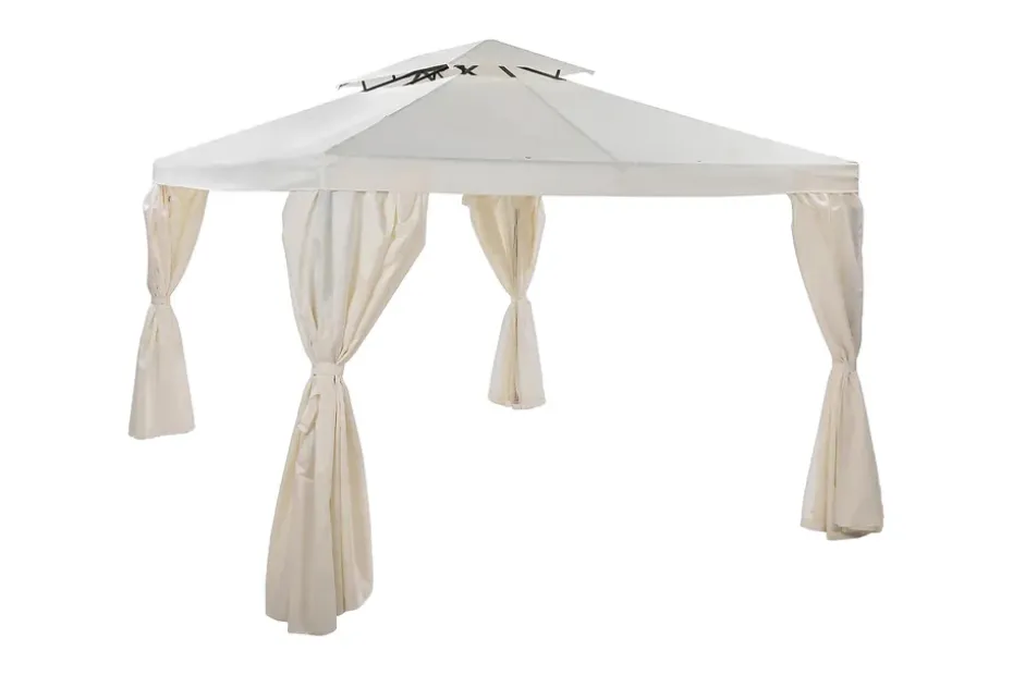 Comfort Garden Paviljonki Bermuda ilman seiniä 300x400 cm sis. Hyttysverkko Luonnonvalkoinen