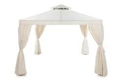 Comfort Garden Paviljonki Täydellinen Bermuda 3x3 m Luonnonvalkoinen
