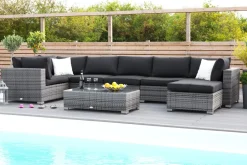 Comfort Garden Pehmusteen päällinen Bahamas Keskimoduuli Musta