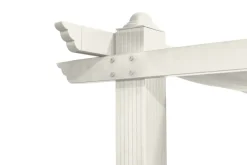 Comfort Garden Porto-pergola 3x3 m alumiinia, katto aurinkosuojaksi Valkoinen
