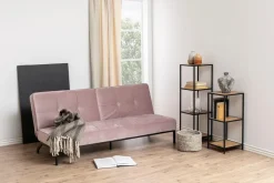 Concept 55 Vuodesohva Vanco Sametti Roosa