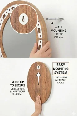 Decorative Wooden Mirror Homitis