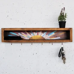 Decorative Wooden Wall Shelf Hanah Home