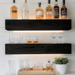 Decorative Wooden Wall Shelf Hanah Home