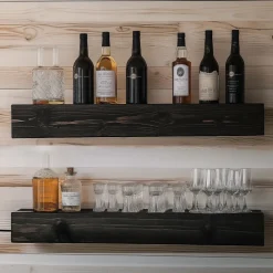 Decorative Wooden Wall Shelf Hanah Home