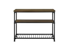 Dorel Home Apupöytä Cassy 121,9 cm Musta/Tummanruskea Dorel Home