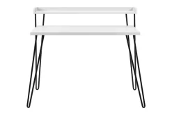 Dorel Home Kirjoituspöytä Haven 114 cm Säilytyksellä Hylly Valk/Musta Dorel Home