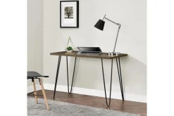 Dorel Home Kirjoituspöytä Owen 102 cm Pähkinänruskea/Musta Dorel Home