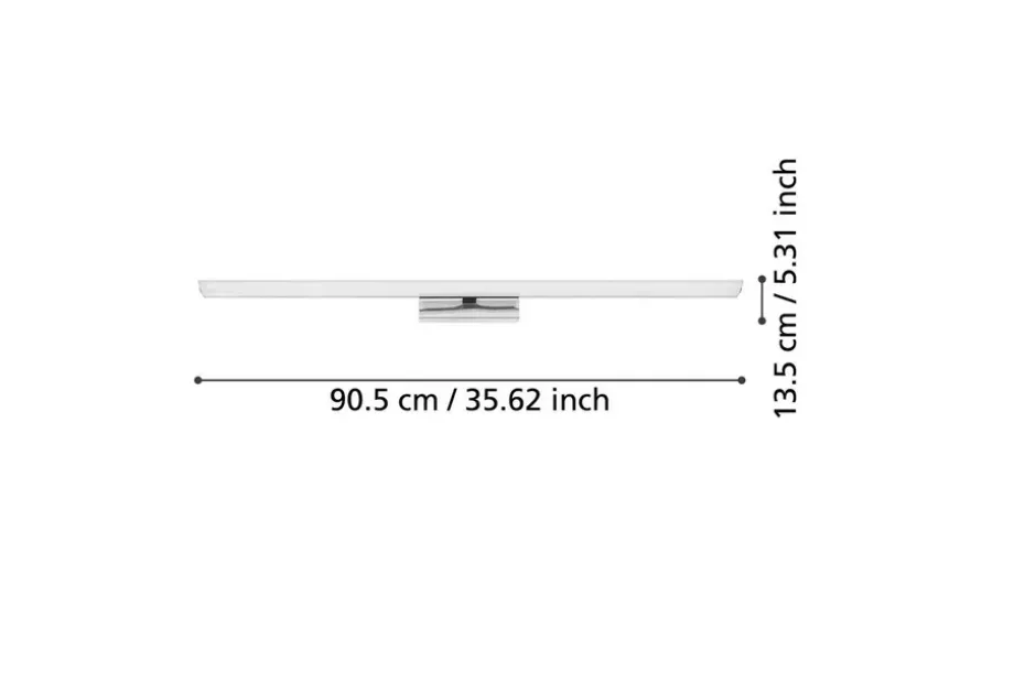 Eglo Peilivalaisin Eglo Tabiano-Z 905 mm Valkoinen/Kromi