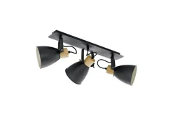 Eglo Spotlight Eglo Coswarth 3 Lamppua Antrasiitti/Beige/Ruskea