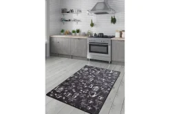 Eteismatto Acindino 60x140 cm Musta / Sametti