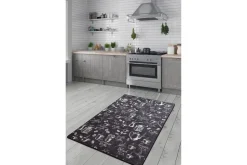 Eteismatto Acindino 80x200 cm Musta / Sametti