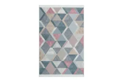 Eteismatto Caleban 80x150 cm Sin/V.pun/Beige/Harm/Puuvilla