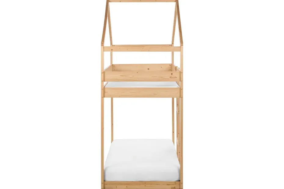 Fallon Kerrossänky Kaksi Makuupaikkaa 90x200 Vaalea puu
