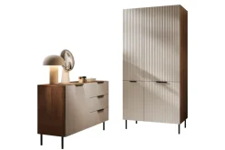 Fiesta-Huonekalusetti Makuuhuoneeseen Ruskea/Beige