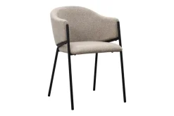 Filip Ruokatuoli Taupe Bouclé