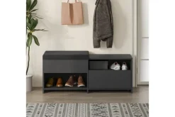 Filux Kenkäkaappi 120,3 cm Antrasiitti
