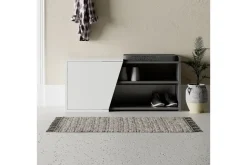 Fiona Kenkäkaappi 104,6 cm Antrasiitti/Valkoinen