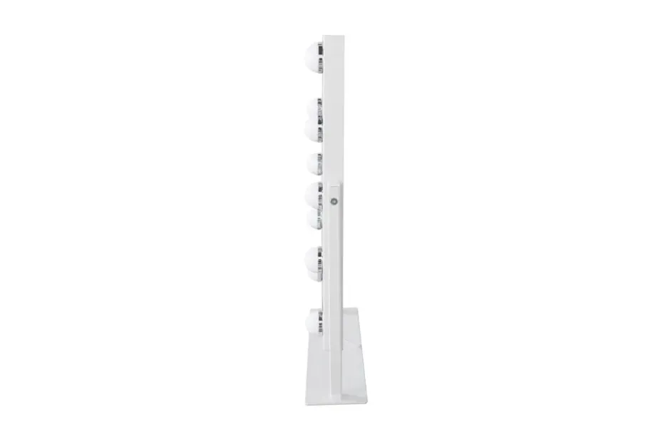 Glow Lille meikkipeili jalustalla 36,5 cm LED-valaistuksella Holywood peili Valkoinen