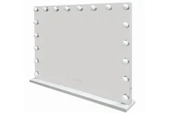 Glow Suuri Meikkipeili 80 cm valaistuksella lampuilla - Hollywood-peili USB-latauksella Valkoinen
