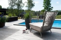 Hillerstorp Hillerstorp Jet Set lounge-nojatuoli Beige