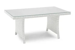 Hillerstorp Terassipöytä Wisconsin Korkea 120 cm Polyrottinki/Valkoinen Hillerstorp