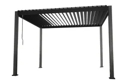 Huvimaja Mirador 300x400x250 cm Tummanharmaa