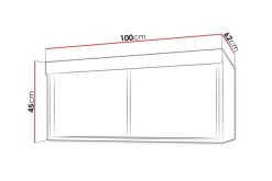 Hyllysäilytin Szaf 62x100 cm Vaatekaappiin
