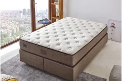Joustinpatja 100x200 cm Valkoinen/Beige