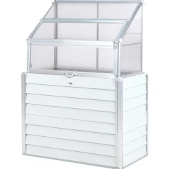 Kasvihuone parvekkeelle Novoli 62 cm Valkoinen