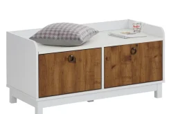 Kenkäpenkki Bonnyville 92x45 cm Valkoinen/Luonnonväri