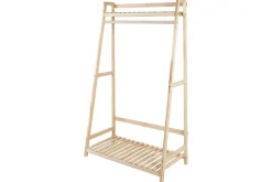 Klädhängare Beliani Baker NO_BRAND Light colored wood
