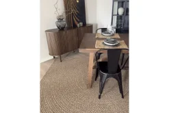 KM Home Wiltonmatto Natural Circle 280x380 cm 280x380 cm