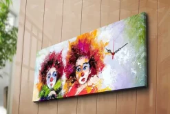 Koristeellinen Canvas Seinäkello