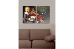 Koristeellinen Canvas Seinäkello (2 kpl)