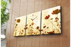 Koristeellinen Canvas Seinäkello (3 kpl)