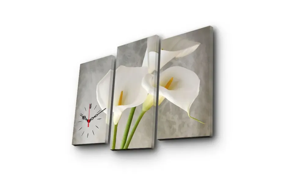 Koristeellinen Canvas Seinäkello (3 kpl)