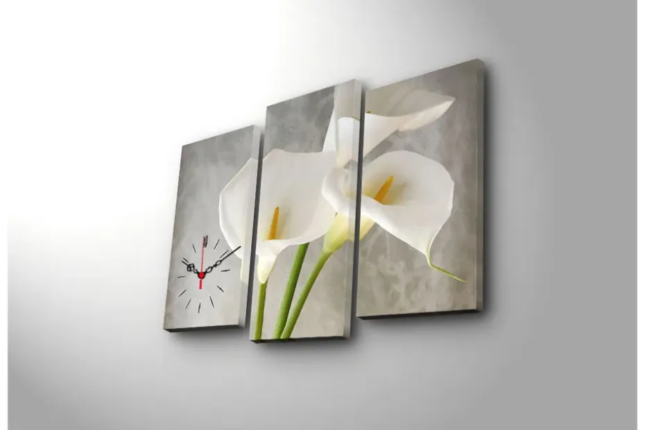 Koristeellinen Canvas Seinäkello (3 kpl)