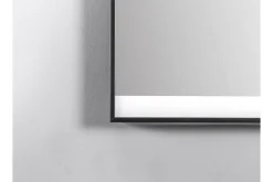 Kylpyhuonepeili Almunge 60 cm LED-valaistus Musta