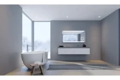 Kylpyhuonepeili Sunnanfors 60 cm LED-valaistus