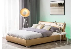 Lesh parisänky LED-valolla 180x200 kulta kulta kulta