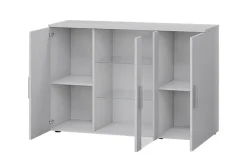 Lipasto Soho 41x120 cm LED-valaistus Tammi/Musta