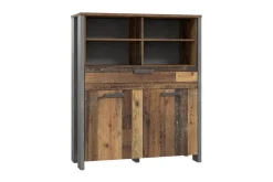 Lipasto Treknow 107 cm Ruskea/Harmaa